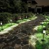 imageSOLPEX 16 Pack Solar Outdoor Lights Pathway Stainless Steel Solar Lights Outdoor WaterproofLED Landscape Lighting Walkway for LandscapePatioLawnYardDrivewayCold WhiteCold White