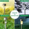 imageSOLPEX 16 Pack Solar Outdoor Lights Pathway Stainless Steel Solar Lights Outdoor WaterproofLED Landscape Lighting Walkway for LandscapePatioLawnYardDrivewayCold WhiteWarm White