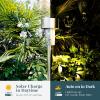 imageSOLPEX 16 Pack Solar Outdoor Lights Pathway Stainless Steel Solar Lights Outdoor WaterproofLED Landscape Lighting Walkway for LandscapePatioLawnYardDrivewayCold WhiteWarm White