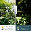 imageSOLPEX 16 Pack Solar Outdoor Lights Pathway Stainless Steel Solar Lights Outdoor WaterproofLED Landscape Lighting Walkway for LandscapePatioLawnYardDrivewayCold WhiteCold White