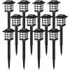 imageSOLPEX 16 Pack Solar Path Lights  Outdoor Garden Yard ampamp Landscape Warm WhiteWarm White