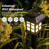 imageSOLPEX 16 Pack Solar Path Lights  Outdoor Garden Yard ampamp Landscape Warm WhiteWarm White