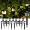 imageSOLPEX 16 Pack Solar Path Lights  Outdoor Garden Yard ampamp Landscape Warm WhiteWarm White