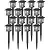 imageSOLPEX 16 Pack Solar Path Lights  Outdoor Garden Yard ampamp Landscape Warm WhiteWarm White