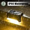imageSOLPEX 20 Pack Solar Deck Lights Outdoor Waterproof Led Lights for Outdoor Stairs Step Fence Yard Patio and PathwayWarm WhiteWarm White