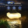 imageSOLPEX Outdoor Post Cap Lights  35 Lumens 30 LED Super Bright Warm White 2 Pack for Fence Deck or Patio