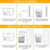 imageSOLPEX Solar Fence Lights Solar Deck Lights 8 Pack LED Waterproof Outdoor Wall Lights Christmas Halloween Decoration forDeck Patio Stairs Yard Steps Wall Path ampamp Driveway