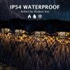 imageSOLPEX Solar Fence Lights Solar Deck Lights 8 Pack LED Waterproof Outdoor Wall Lights Christmas Halloween Decoration forDeck Patio Stairs Yard Steps Wall Path ampamp Driveway