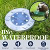 imageSOLPEX Solar Ground Lights 8 Pack Solar Lights Outdoor Waterproof 8 LED Solar Powered Landscape Lighting for Garden Yard Patio Pathway Driveway Walkway Cool WhiteWarm White