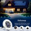 imageSOLPEX Solar Ground Lights 8 Pack Solar Lights Outdoor Waterproof 8 LED Solar Powered Landscape Lighting for Garden Yard Patio Pathway Driveway Walkway Cool WhiteWhite