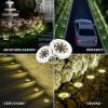 imageSOLPEX Solar Lights Outdoor Waterproof 12 Pack Solar Ground Lights Solar Garden Lights Landscape Lighting for Pathway Driveway Patio Backyard Walkway Cool WhiteWarm White