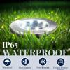 imageSOLPEX Solar Lights Outdoor Waterproof 12 Pack Solar Ground Lights Solar Garden Lights Landscape Lighting for Pathway Driveway Patio Backyard Walkway Cool WhiteCool White