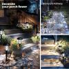 imageSOLPEX Solar Lights for Outside Solar Outdoor Pathway Garden Lights Waterproof Solar Powered Landscape Lighting for Yard Garden Pathway Patio Porch Walkway Driveway 8 PackCold WhiteCold White