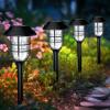 imageSOLPEX Solar Lights for Outside Solar Outdoor Pathway Garden Lights Waterproof Solar Powered Landscape Lighting for Yard Garden Pathway Patio Porch Walkway Driveway 8 PackCold WhiteCold White