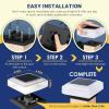 imageSOLPEX Solar Outdoor Lights  25 Lumens 30 LED 6 Pack Warm White for Fence Deck or Patio