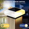 imageSOLPEX Solar Outdoor Lights  25 Lumens 30 LED 6 Pack Warm White for Fence Deck or Patio