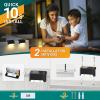imageSolar Deck Lights Outdoor 16 Pack Solars Step Light Waterproof Led Solar Lights for Outdoor Stairs Step Fence Yard Patio and PathwayWarm WhiteBlack