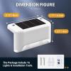 imageSolar Deck Lights Outdoor 16 Pack Solars Step Light Waterproof Led Solar Lights for Outdoor Stairs Step Fence Yard Patio and PathwayWarm WhiteWhite