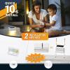 imageSolar Deck Lights Outdoor 16 Pack Solars Step Light Waterproof Led Solar Lights for Outdoor Stairs Step Fence Yard Patio and PathwayWarm WhiteWhite
