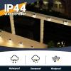 imageSolar Deck Lights Outdoor 16 Pack Solars Step Light Waterproof Led Solar Lights for Outdoor Stairs Step Fence Yard Patio and PathwayWarm WhiteWhite