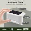 imageSolar Deck Lights Outdoor 16 Pack Solars Step Light Waterproof Led Solar Lights for Outdoor Stairs Step Fence Yard Patio and PathwayWarm WhiteWhite