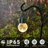 imageSolpex Hanging Solar Lights Outdoor 8 Pack Decorative Cracked Glass Ball Light Solar Powered Waterproof Globe Lighting Hanging Globe Solar Lights for Garden Yard Patio Lawn Flower BedWarm White
