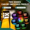 imageSolpex Solar Deck LightsSolar Fence Lights 2 Modes Christmas Decoration LightsUnique Pattern Waterproof Automatic Outside Deck Patio Stairs Yard Steps Path ampamp Driveway RGB ampamp Black 8PackSOLAR DECK LIGHT