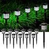 imageSOLPEX 16 Pack Solar Path Lights  Outdoor Garden Yard ampamp Landscape Warm WhiteCold White