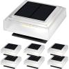 imageSOLPEX Solar Outdoor Lights  25 Lumens 30 LED 6 Pack Warm White for Fence Deck or Patio