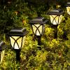 imageSolpex Solar Pathway Lights Outdoor LED Solar Garden Lights Waterproof Solar Landscape Lights for Lawn Patio Yard Garden Walkway 6 Pack