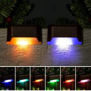 imageSOLPEX Color Changing Solar Deck Lights 16 Pack Waterproof LED Lights for Decks Stairs Fences Yards and Patios