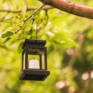imageSOLPEX Solar Lanterns Outdoor Waterproof 8 Pack Solar Lights Outdoor LED Hanging Lantern Lights Candle Effect Decorative Lights with Stakes for Outside Garden Patio Porch Yard Pathway