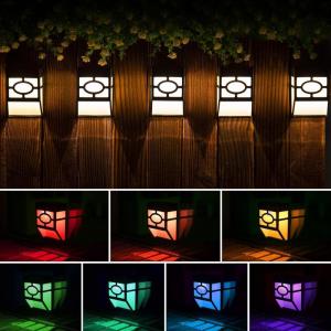 imageSolpex Solar Deck LightsSolar Fence Lights 2 Modes Christmas Decoration LightsUnique Pattern Waterproof Automatic Outside Deck Patio Stairs Yard Steps Path ampamp Driveway RGB ampamp Black 8PackSOLAR DECK LIGHT
