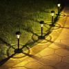 imageSOLPEX 8 Pack Solar Pathway Lights Solar Path Lights Waterproof Solar Garden Lights Outdoor for Garden Yard Pathway Landscape Walkway and Driveway Warm White8 Pack