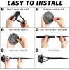 imageSOLPEX 8 Pack Solar Pathway Lights Solar Path Lights Waterproof Solar Garden Lights Outdoor for Garden Yard Pathway Landscape Walkway and Driveway Warm White8 Pack