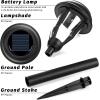 imageSOLPEX 8 Pack Solar Pathway Lights Solar Path Lights Waterproof Solar Garden Lights Outdoor for Garden Yard Pathway Landscape Walkway and Driveway Warm White8 Pack