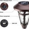 imageSolpex Solar Pathway Lights Outdoor 6 Pack Bronze Finshed Waterproof Solar Garden Lights for Lawn Patio Yard Garden Pathway Walkway and Driveway