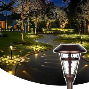 imageSolpex Solar Pathway Lights Outdoor 6 Pack Bronze Finshed Waterproof Solar Garden Lights for Lawn Patio Yard Garden Pathway Walkway and Driveway