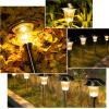 image:imageSOLPEX 8 Pack Solar Garden Lights Solar Lights Outdoor Waterproof Glass Stainless Steel Automatic Outdoor Solar Lights for Yard Lawn Patio Garden Path Walkway or DrivewayWarm White