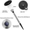 image:imageSOLPEX 8 Pack Solar Garden Lights Solar Lights Outdoor Waterproof Glass Stainless Steel Automatic Outdoor Solar Lights for Yard Lawn Patio Garden Path Walkway or DrivewayWarm White