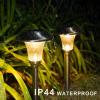 image:imageSOLPEX 8 Pack Solar Garden Lights Solar Lights Outdoor Waterproof Glass Stainless Steel Automatic Outdoor Solar Lights for Yard Lawn Patio Garden Path Walkway or DrivewayWarm White