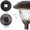 image:imageSOLPEX Solar Pathway Lights Outdoor 6 Pack Solar Powered Garden Lights Automatic Glass Metal Waterproof Solar Landscape Lights for Landscape Lawn Pathway Walkway and DrivewayWarm White
