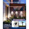 image:imageSOLPEX Solar Spot Lights Outdoor Waterproof IP65 Landscape Spotlights Outdoor Compact Design Spot Lights Solar Powered Flood Lights for Garden Yard Pathway House Tree Outside 10 Pack Warm WhiteCool White