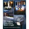 image:imageSOLPEX Solar Spot Lights Outdoor Waterproof IP65 Landscape Spotlights Outdoor Compact Design Spot Lights Solar Powered Flood Lights for Garden Yard Pathway House Tree Outside 10 Pack Warm WhiteCool White