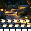 image:imageSOLPEX Solar Spot Lights Outdoor Waterproof IP65 Landscape Spotlights Outdoor Compact Design Spot Lights Solar Powered Flood Lights for Garden Yard Pathway House Tree Outside 10 Pack Warm WhiteWarm White